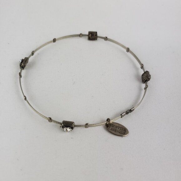 Set of 3 Bangle Bracelets Silver Tone Disney/Seasonal Whisper/Alex And Ani - Picture 5 of 8